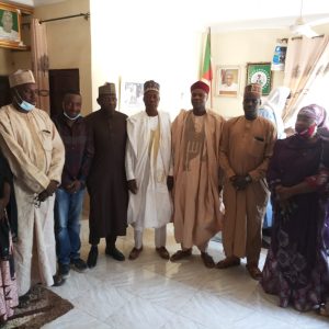 AFRYDEV TEAM DURING AN ADVOCACY VISIT TO THE GEIDAM LGA CHAIRMAN WITH SOME GOVERNMENT OFFICIALS