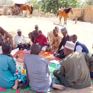 Community members during FGD on Feedback and Accountabily Machanisim FAM
